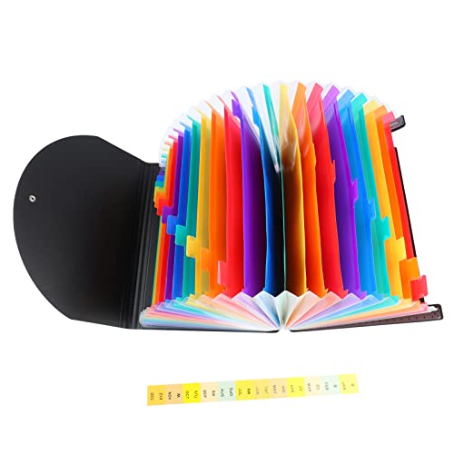 Expanding File Folder 24 Pockets Colorful Tabs Quick Access Accordian File Bag A4 Size Colored for Documents Office Expanding File Folder 24 Pockets Colorful Tabs Quick Access Accordian File Bag A4 Size Colored for Documents Office von Loboo Idea