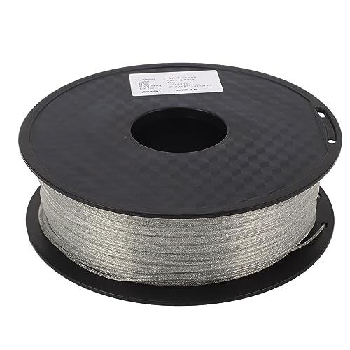 Glänzend funkelnde silberne 3D -Drucker Filament PLA Starke glatte Seide Verbrauchsmaterialien von Loboo Idea