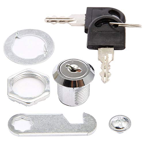 Loboo Idea Cam Lock Aktenschrankschloss Schrankschlösser mit Schlüssel für Tür Mailbox Schublade Werkzeugkasten (1 Packung) (16mm Schubladenschloss) von Loboo Idea