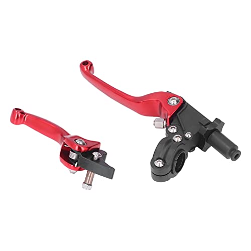 Loboo Idea MOTORCYCLE FOLDING CLUTCH BRAKE LEVER SET RM RMZ REFITTINGALUMINIUM ALLOY (1 Set Red) von Loboo Idea