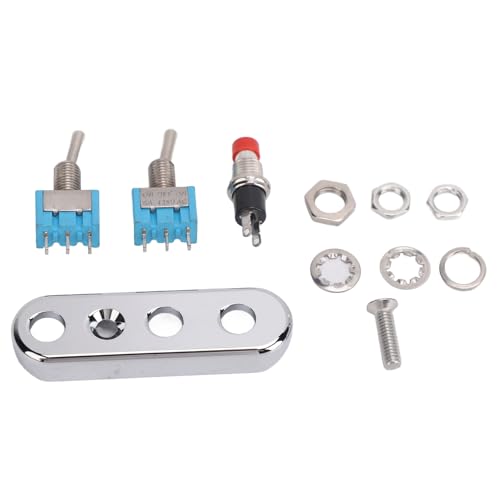 Motorcycle Stop Toggle Switch Universal Self Resetting Handlebar Start Stop Switch for ATV UTV Dirt Bike (Button Switch and 2 Or 3 Level Switch) von Loboo Idea