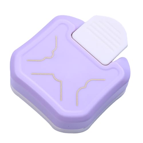 Paper Corner Cutter Multiple Angles Manual PunchHole Puncher for Crafts (Purple) von Loboo Idea
