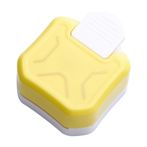 Paper Corner Cutter Multiple Angles Manual PunchHole Puncher for Crafts (Yellow) von Loboo Idea