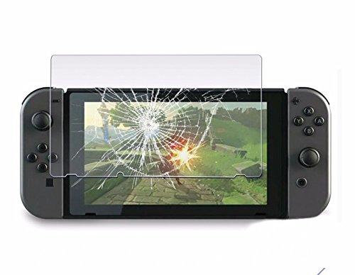 Schutzglas Panzer Folie für Nintendo Switch 6,2 Zoll Schutfolie Glas gehärtet Schutz Display 9H Displayschutz Klar Panzerfolie von Lobwerk