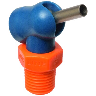 Hochdruckdüse XW bis 70 bar 1/8" ø2,2mm L 0mm grau von Loc-line