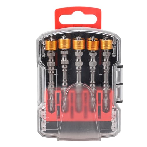 LOCADENCE 10 PCS PH streckriver -bit set, drile -bits mit lagerbacht, 1/4 Zoll Sechskant Shank S2 Elektrische Bohrer -Schraubenschläge Set, Aufpralltreiber Bit Set Set von Locadence