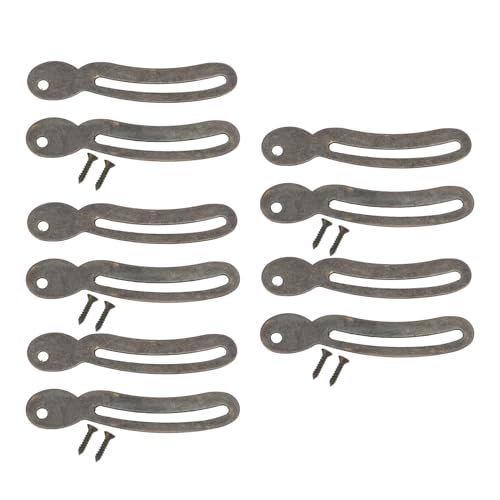 LOCADENCE 10set lid stützscharnier, Kupfer Vintage Schrankscharniere, Deckelscharnier, Deckelstütze Brustscharniere für Schrankschmuck Box Regal (Messingfarbe) (Bronzefarbe) von Locadence