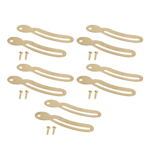 LOCADENCE 10set lid stützscharnier, Kupfer Vintage Schrankscharniere, Deckelscharnier, Deckelstütze Brustscharniere für Schrankschmuck Box Regal (Messingfarbe) von Locadence