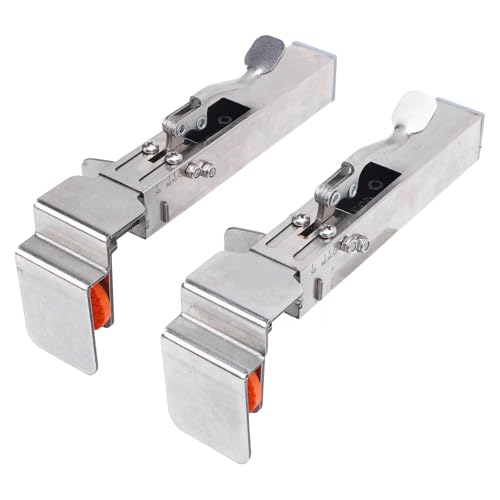 LOCADENCE 2PCS Einstellbare Schubladenfixierungsklemme, Schublade vordere Installationsklemmen, Legierungsstahlarbeitssparung Effizienter, einfache Installationsschubladenfixe Clip von Locadence