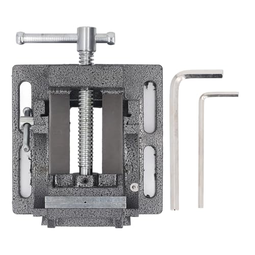 LOCADENCE 3 Zoll Bohrmaschinen Schraubstock, Verstellbare Tischbohrmaschine aus Stahlguss mit Abnehmbarer Backe, Tragbarer Holzschraubstock für Werkbänke und Bohrmaschinen LOCADENCE 3 Zoll Bohrmaschinen Schraubstock, Verstellbare Tischbohrmaschine aus Stahlguss mit Abnehmbarer Backe, Tragbarer Holzschraubstock für Werkbänke und Bohrmaschinen von Locadence