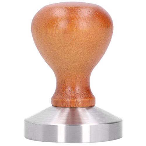 LOCADENCE 58 mm Espresso Tamper, Edelstahl Kaffeestampfer in Braun mit Ergonomischem Griff, Handstampfer, Espresso Zubehör für Zuhause, Büro, Café LOCADENCE 58 mm Espresso Tamper, Edelstahl Kaffeestampfer in Braun mit Ergonomischem Griff, Handstampfer, Espresso Zubehör für Zuhause, Büro, Café von Locadence