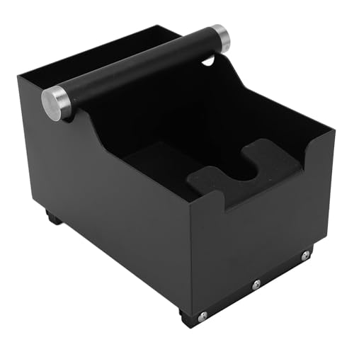 LOCADENCE Coffee Knock Box, 8.1X5,7in Stahl Espresso Klopfbox, Coffee Grounds Container Mülleimer mit Abnehmbarer Bar für Restaurant, Bar, Heimküche von Locadence