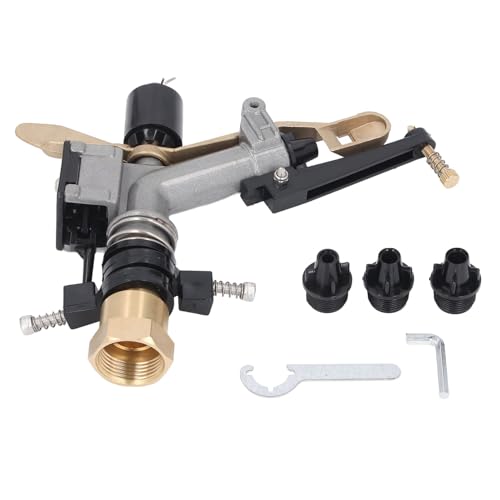 LOCADENCE DN25 1 Zoll Rasensprenger, 360 Grad Auto Rotation Hochdruck Wassersparende Schlagregner mit Schwenkarm, Bewässerungsregner für Obstgärten, Forstwirtschaft, Gärten LOCADENCE DN25 1 Zoll Rasensprenger, 360 Grad Auto Rotation Hochdruck Wassersparende Schlagregner mit Schwenkarm, Bewässerungsregner für Obstgärten, Forstwirtschaft, Gärten von Locadence