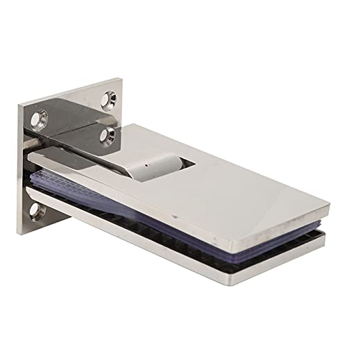 LOCADENCE Glass Duschtürscharniere, 90 Grad Doppelseitiger Edelstahl Badezimmer Gate Klemme, Badezimmertürclip für Home Cabinet Showcase LOCADENCE Glass Duschtürscharniere, 90 Grad Doppelseitiger Edelstahl Badezimmer Gate Klemme, Badezimmertürclip für Home Cabinet Showcase von Locadence