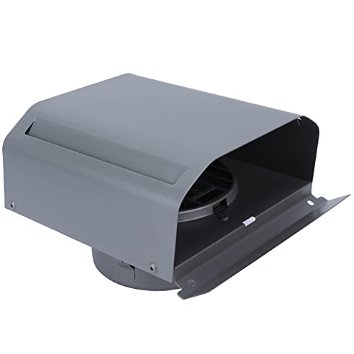 LOCADENCE Haube, Regenfeste Edelstahl Wandentlüftungsabdeckung, Lüftungskanal mit Wasserführerplatte für Den Innenraum Im Freien (100 -mm -Rohrdurchmesser) von Locadence