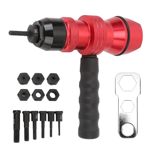 LOCADENCE Nietige Mutter Tool Adapter, M3 M4 M5 M6 M8 M10 Tragbarer Elektro Niet Nuss Nuss Bohrer Adapter Werkzeug Kit für Fahrradauto Campervan LOCADENCE Nietige Mutter Tool Adapter, M3 M4 M5 M6 M8 M10 Tragbarer Elektro Niet Nuss Nuss Bohrer Adapter Werkzeug Kit für Fahrradauto Campervan von Locadence