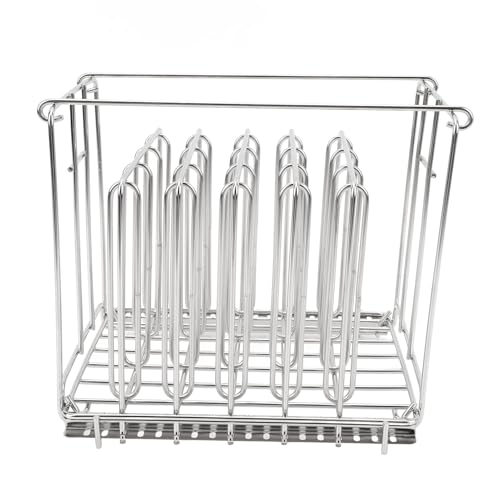 LOCADENCE Slow Kocher Rack, 7,5 X 6,7 X 7,3 Zoll Großer Kapazitätsklappkapazität Edelstahl Niedriger Temperatur Langsamer Kocher Trennzeichen für Küche von Locadence