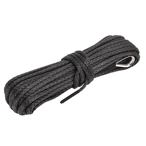 LOCADENCE Synthetisches Winde Seil, 7800 Pfund Bruchfestigkeit 1/4 Zoll 15M Leitungskabelseil, Multifunktionales Kabel Ersatz für SUV, LKW, ATV, UTV Ersetzen LOCADENCE Synthetisches Winde Seil, 7800 Pfund Bruchfestigkeit 1/4 Zoll 15M Leitungskabelseil, Multifunktionales Kabel Ersatz für SUV, LKW, ATV, UTV Ersetzen von Locadence
