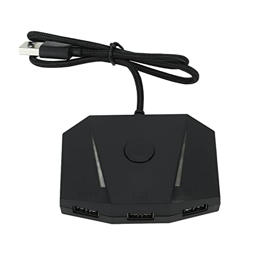 LOCADENCE Tastatur Maus Konverter, Plug and Play Game Controller Adapter mit 3,5 mm Sound Buchse für One für Serie X S für Switch von Locadence