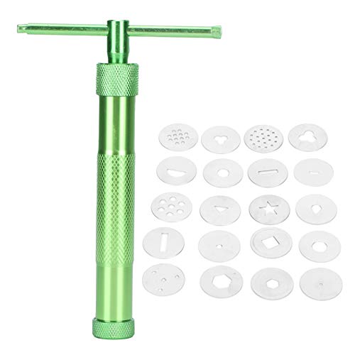 LOCADENCE Ton Extruder, Multifunktionale Edelstahl Rotierende Zuckerpaste Extruder Kit mit Formen, Keramik und Töpferei Ton Extruder Mixer für Keramische Skulptur Kunsthandwerk Mac von Locadence