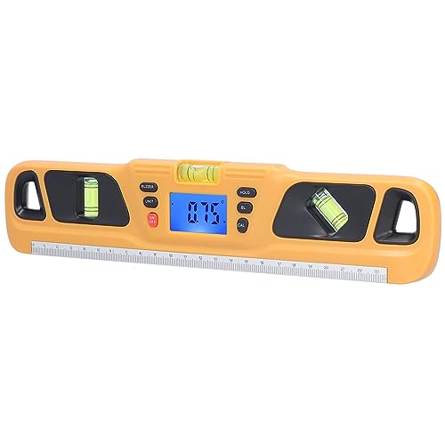 LOCADENCE Torpedo Level Lineal, 11,26 X 2,32 X 0,79 Zoll Hochstärkerner Magnetgeist Level, Digitaler Langtreiben für die Heimdekoration, Industrielle Arbeit (Orange) von Locadence