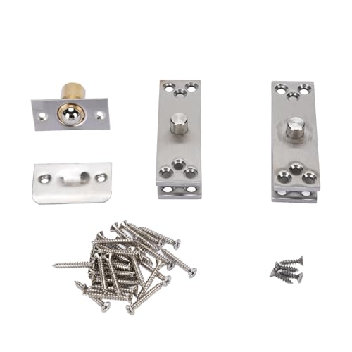 LOCADENCE Türschwemmungsscharniere, verstecktes Türscharnier, silberne Farbe Ober- und untere Koaxial -Crash -Proof -Perle 220 lbs Tragetürscharnier, 360 -Grad -Tür -Drehscharnier LOCADENCE Türschwemmungsscharniere, verstecktes Türscharnier, silberne Farbe Ober- und untere Koaxial -Crash -Proof -Perle 220 lbs Tragetürscharnier, 360 -Grad -Tür -Drehscharnier von Locadence