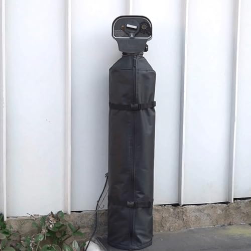 LOCADENCE Weichspülerabdeckung, Oxford Fabric All Wetterschutz Wasserschutz Außenweichspüler Filtertankabdeckung mit Befestigungsmittel (10*54in) von Locadence
