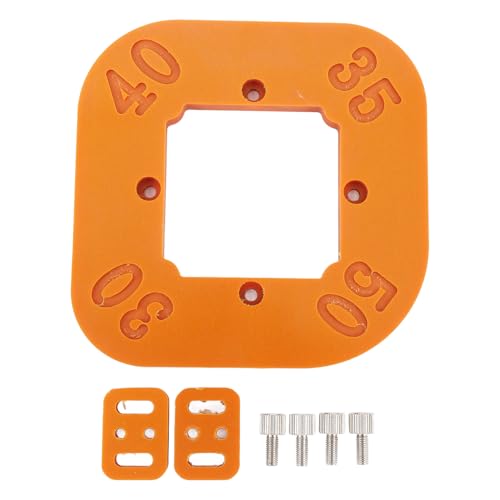 LOCADENCE rockel cordius -Vorlage, Holzbearbeitung R30 R35 R40 R50 Router Radius Jig, Multifunktional Router Tischbogenwinkel -Positionierungsvorlage von Locadence