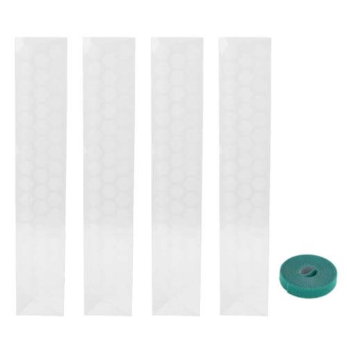 Locadence 17 Zoll Moospol, D Form Stangen, Stapelbare Pflanzenstütze für Kleine Innenräume Freien Mittelgroße Kletterpflanzen (4PCS) von Locadence