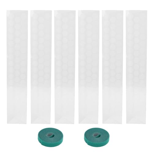 Locadence 17 Zoll Moospol, D Form Stangen, Stapelbare Pflanzenstütze für Kleine Innenräume Freien Mittelgroße Kletterpflanzen (6PCS) von Locadence