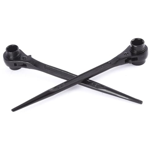 Locadence 2pcs Ratschenschlüssel -Set, Podger Ratchetschlüssel, 19 mm 22 mm hex doppelseitiger Sockel, Schnellfreisetzungsspanner Speced Tail Ratchet Kombinationschlüssel Locadence 2pcs Ratschenschlüssel -Set, Podger Ratchetschlüssel, 19 mm 22 mm hex doppelseitiger Sockel, Schnellfreisetzungsspanner Speced Tail Ratchet Kombinationschlüssel von Locadence
