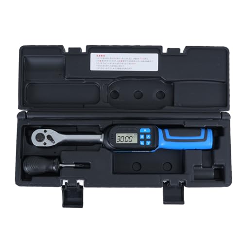 Locadence Digitaler Torsionsschlüssel, Winkel-Digital-Drehmomentschlüssel mit Datenspeicher-Summer und LED-Benachrichtigung, 3 bis 60 N.m 3/8 Zoll Antrieb Elektronischer Locadence Digitaler Torsionsschlüssel, Winkel-Digital-Drehmomentschlüssel mit Datenspeicher-Summer und LED-Benachrichtigung, 3 bis 60 N.m 3/8 Zoll Antrieb Elektronischer von Locadence