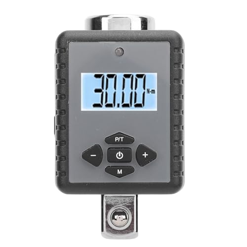Locadence Digitaler Torsionsschlüssel -Adapter, 1/2 Zoll 17 bis 340 n.m. Messgeräte -Werkzeug, Drehmomentschlüsselkalibrierungswerkzeug mit Summer und LED -Benachrichtigung von Locadence