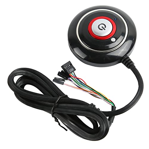 Locadence PC Netzschalter, tragbarer, robuster ABS Leichtbau Plug and Play PC Netzschalter für Internetcafés (2 USB) von Locadence