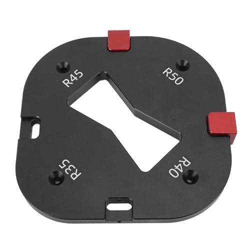 Locadence Round Corner Radius -Vorlagen, R35 R40 R45 R50 Radius -Routing -Werkzeug, Eckschablone mit Lokalisierungsblock für Holzarbeiten zum Schnitzen von Holzarbeiten Locadence Round Corner Radius -Vorlagen, R35 R40 R45 R50 Radius -Routing -Werkzeug, Eckschablone mit Lokalisierungsblock für Holzarbeiten zum Schnitzen von Holzarbeiten von Locadence