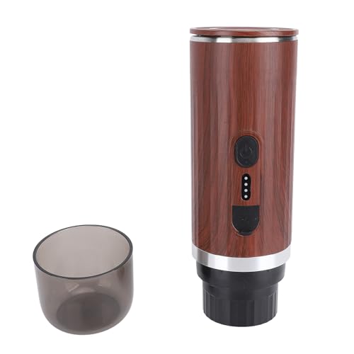 Locadence Tragbare Espressomaker, 20 Bar 80 ml Minipresso, Selbstheizte Edelstahl Wiederaufladbare Kabellose Elektrische Reisemaschine Kaffeemaschine für RV Wanderbüro von Locadence