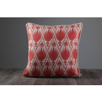 Orange Feuer Druck Kissen von LocalProduceDesign
