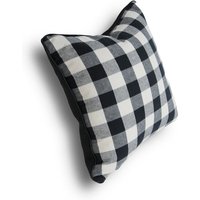 Schwarz Karierte Scotton Kissen von LocalProduceDesign