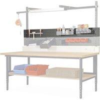 Lochblech für Packtisch, HxB 200 x 2.000 mm, lichtgrau Lochblech für Packtisch, HxB 200 x 2.000 mm, lichtgrau von Jungheinrich PROFISHOP