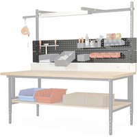 Lochblech für Packtisch, HxB 400 x 1.600 mm, anthrazit Lochblech für Packtisch, HxB 400 x 1.600 mm, anthrazit von Jungheinrich PROFISHOP