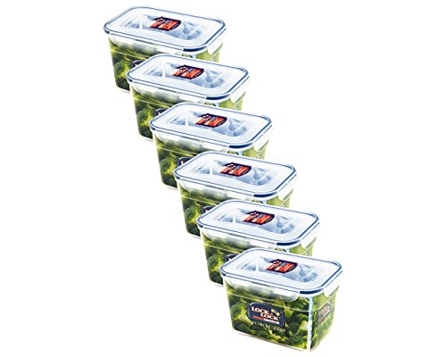Frischhaltebox | Frischhaltedose | Vorratsdose | ineinander schachtelbar | 2,4 Liter | Lock&Lock HPL323 | 6er Set Frischhaltebox | Frischhaltedose | Vorratsdose | ineinander schachtelbar | 2,4 Liter | Lock&Lock HPL323 | 6er Set von LocknLock