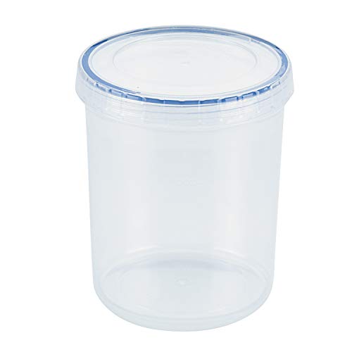 Lock & Lock runde Behälter, transparent, plastik, farblos, 900 ml von LocknLock