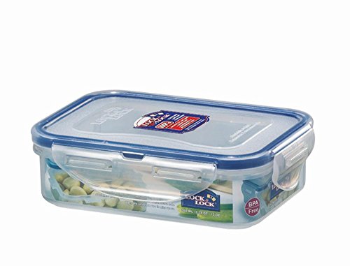 Lock & Lock Frischhaltedose, Vorratsdose 2er Set, transparent, rechteckig, 151 x 108 x 45 mm, Set von Danto® von LocknLock