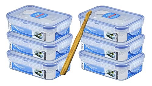 Frischhaltedose /Frischhaltebox / Multifunktionsbox / Frischhaltebehälter / Vorratsdose / Kleinteiledose Lock&Lock, 360 ml, HPL810 - 6er Set von ZIP Premium