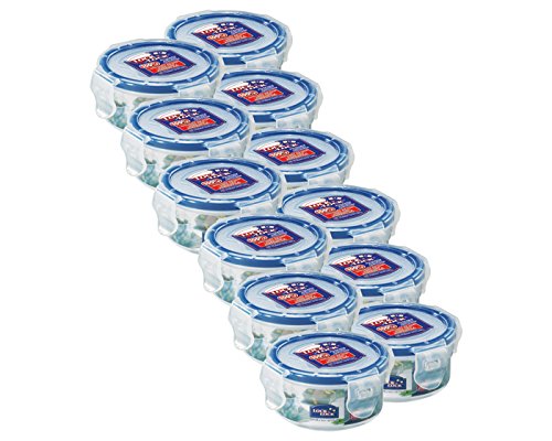 ZIP Premium Frischhaltedose | Kleinteiledose | Gefrierdose | Inhalt: 100 ml | Ø 89 x 43 mm | Lock&Lock HPL931-12er Set ZIP Premium Frischhaltedose | Kleinteiledose | Gefrierdose | Inhalt: 100 ml | Ø 89 x 43 mm | Lock&Lock HPL931-12er Set von LocknLock