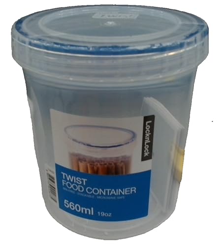 Lock & Lock Twist Vorratsdose, 0.56 L, Plastik, farblos, 98 mm Lock & Lock Twist Vorratsdose, 0.56 L, Plastik, farblos, 98 mm von LocknLock