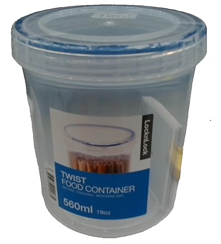 Lock & Lock Twist Vorratsdose, 0.56 L, Plastik, farblos, 98 mm von LocknLock