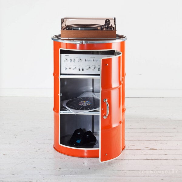 Lockengelöt Der HiFi-Schrank aus einem Hamburger Ölfass - made in Hamburg Lockengelöt Der HiFi-Schrank aus einem Hamburger Ölfass - made in Hamburg von Lockengelöt