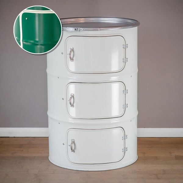 Lockengelöt Dreitürer aus einem Hamburger Ölfass von Lockengelöt