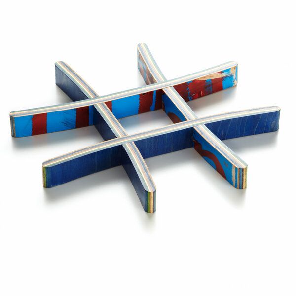 Lockengelöt Topfuntersetzer aus Skateboards von Lockengelöt
